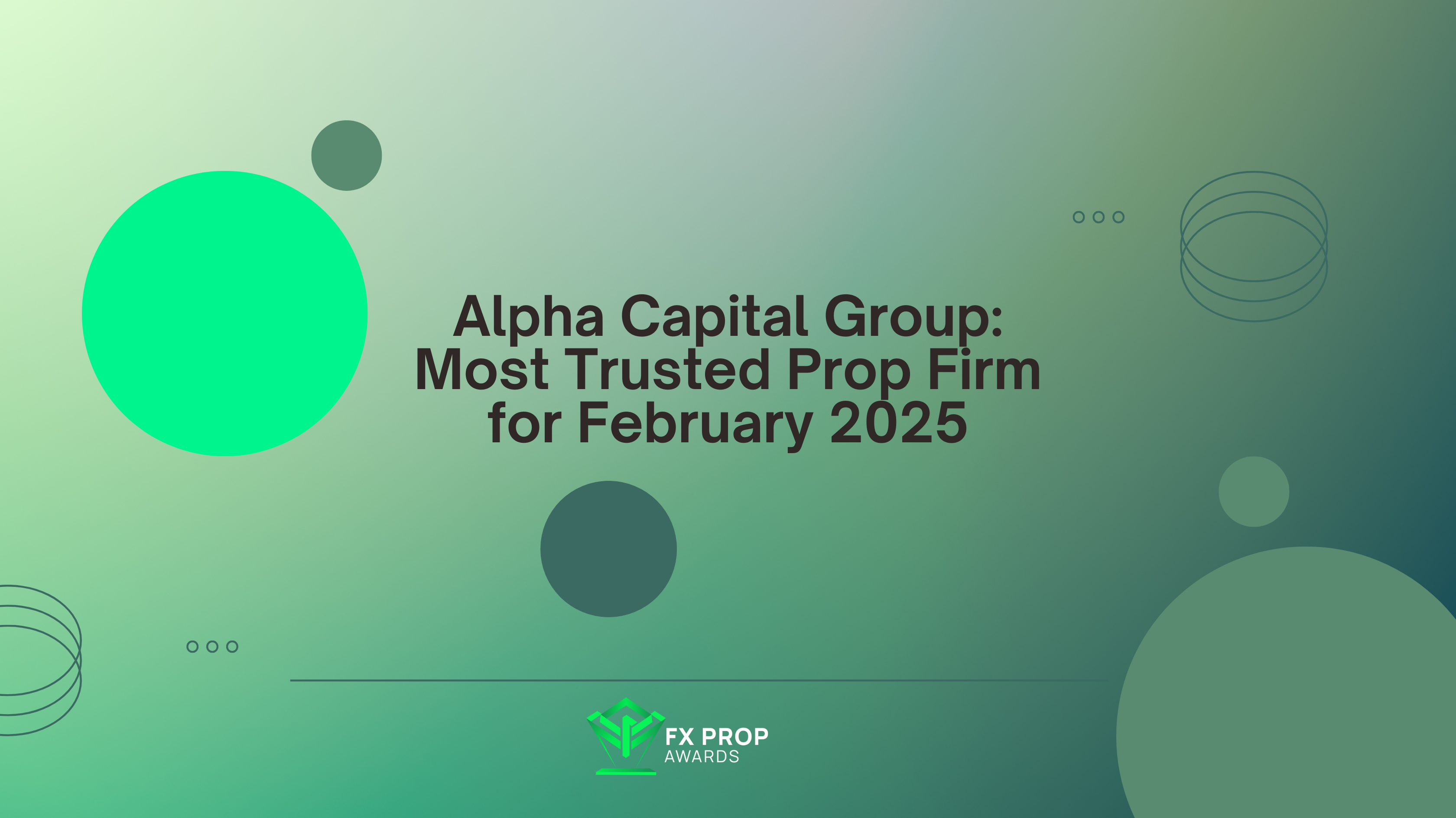 Alpha Capital Group: Most Trusted Prop Firm for February 2025