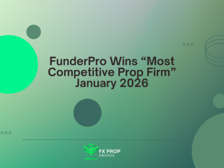 FunderPro Wins “Most Competitive Prop Firm” January 2026